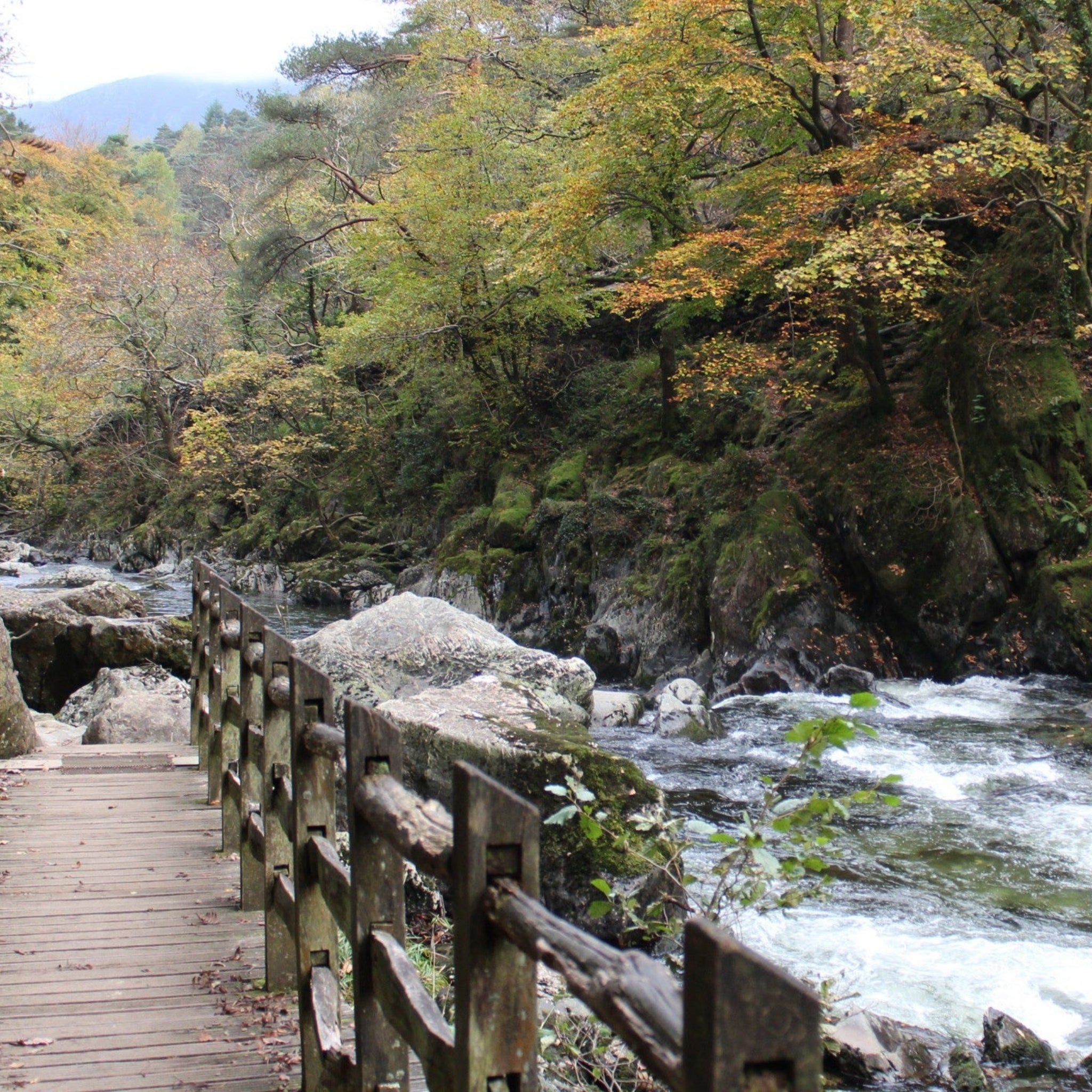 Photo of Aberglaslyn Gorge and Cwm Bychan.