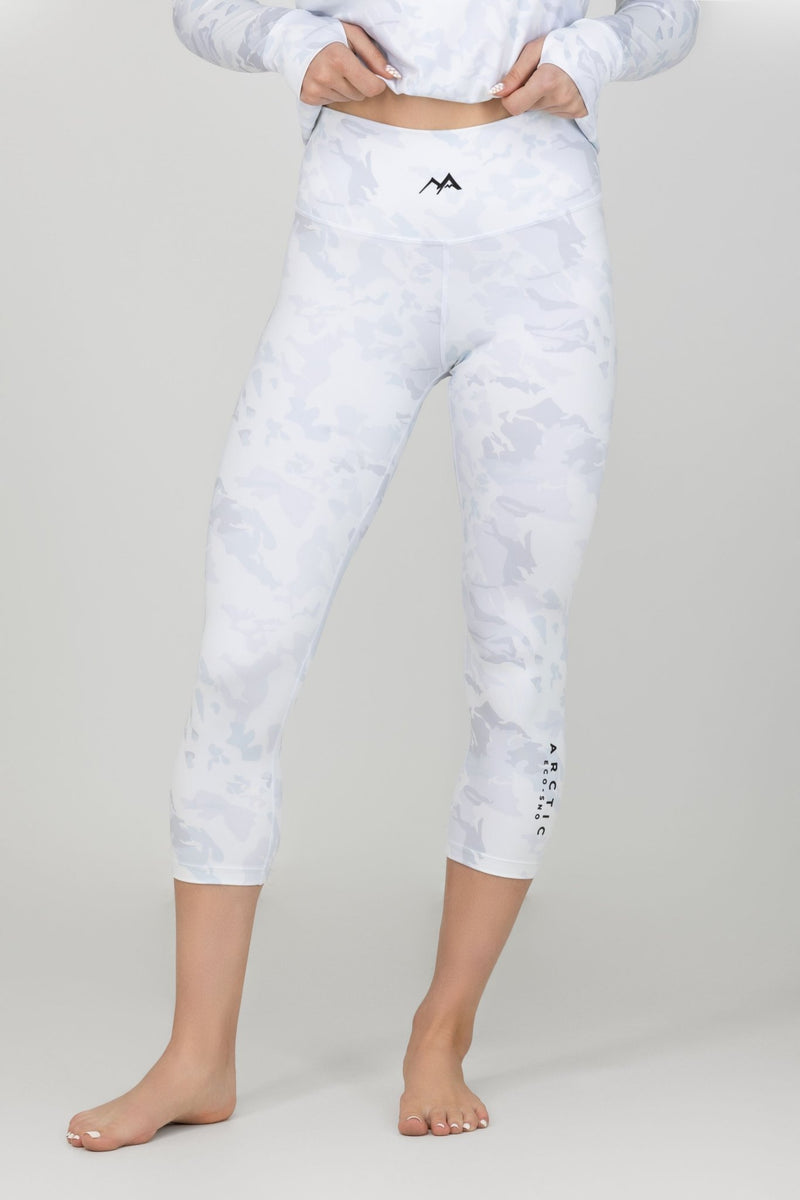 women's camo thermal top