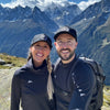 Arctic Eco-Sno Founder wearing Base Layers standing on top of mountain in Chamonix, France.