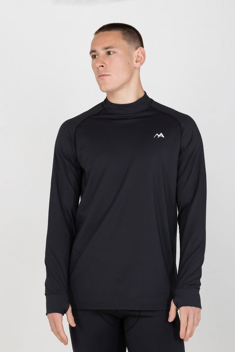 MEN'S THERMAL BASE LAYER TOP BLACK - Arctic Eco - SnoS