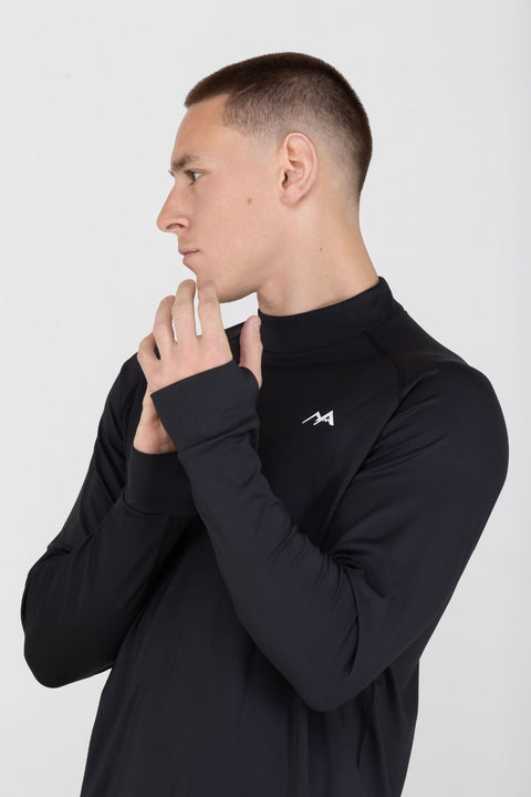 MEN'S THERMAL BASE LAYER TOP BLACK - Arctic Eco - SnoS