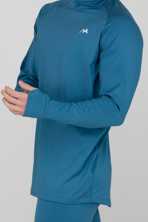 MEN'S THERMAL BASE LAYER TOP MIDNIGHT BLUE - Arctic Eco - SnoS