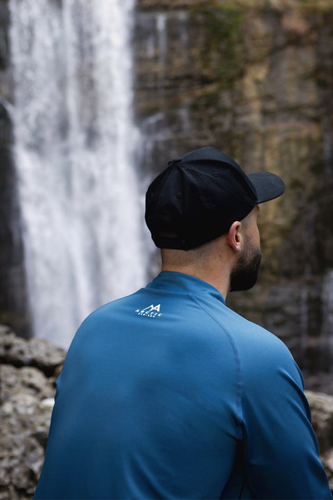 MEN'S THERMAL BASE LAYER TOP MIDNIGHT BLUE - Arctic Eco - SnoS