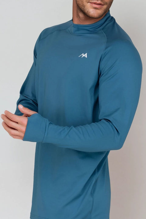 MEN'S THERMAL BASE LAYER TOP MIDNIGHT BLUE - Arctic Eco - SnoS