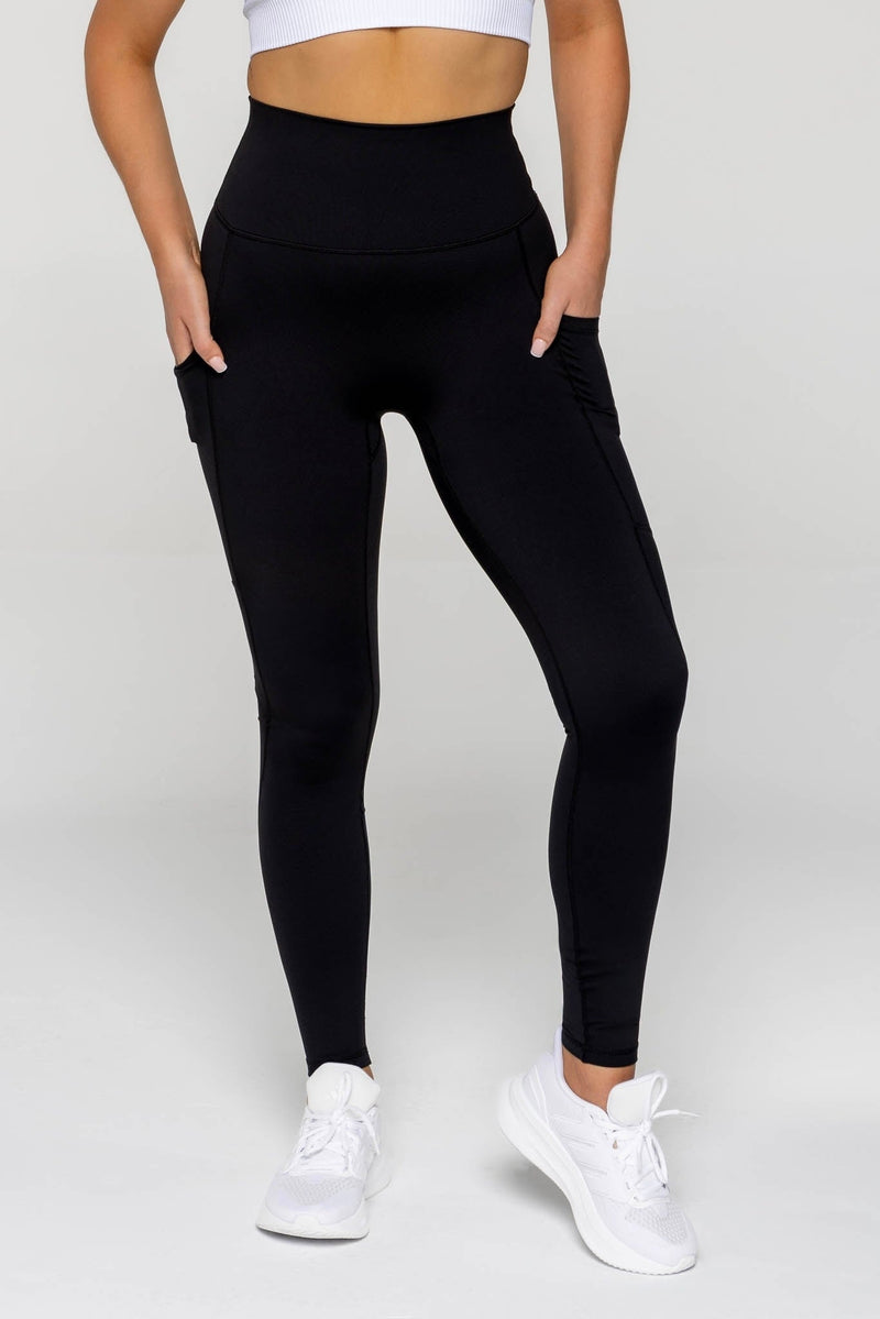 WOMEN'S HIKING LEGGINGS FULL LENGTH BLACK - Arctic Eco - SnoXS
