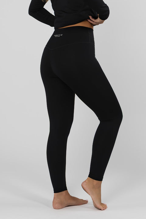 WOMEN'S THERMAL BASE LAYER LEGGING FULL LENGTH BLACK - Arctic Eco - SnoXS