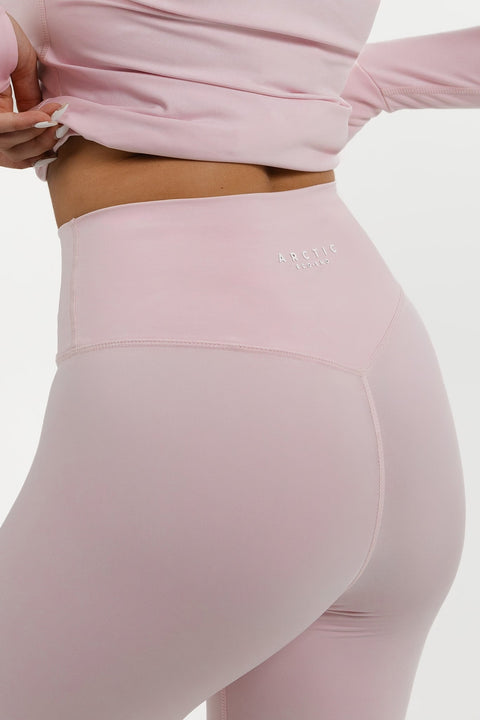 WOMEN'S THERMAL BASE LAYER LEGGING SEAMLESS 2.0 BABY PINK - Arctic Eco-SnoXS