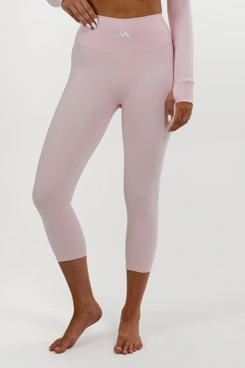WOMEN'S THERMAL BASE LAYER LEGGING SEAMLESS 2.0 BABY PINK - Arctic Eco-SnoXS