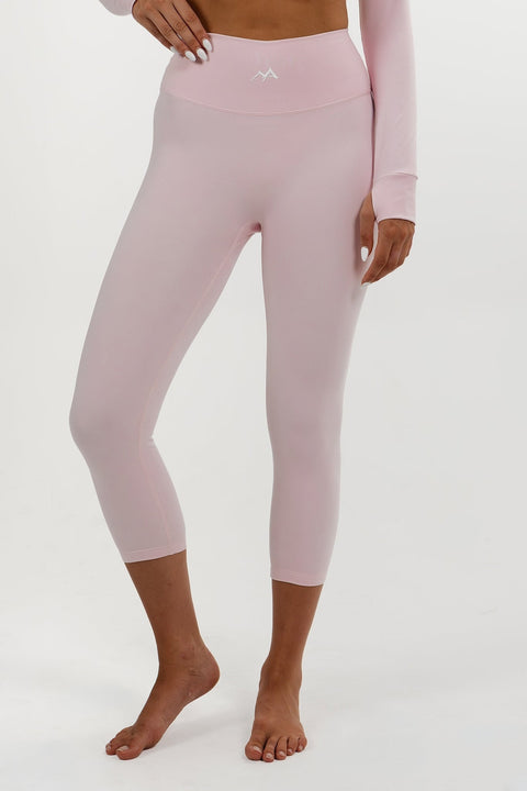 WOMEN'S THERMAL BASE LAYER LEGGING SEAMLESS 2.0 BABY PINK - Arctic Eco-SnoXS