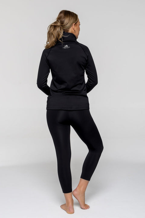WOMEN'S THERMAL BASE LAYER LEGGING SEAMLESS 2.0 BLACK - Arctic Eco - SnoXS