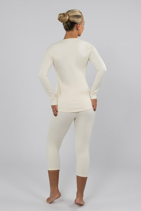 WOMEN'S THERMAL BASE LAYER LEGGING SEAMLESS 2.0 BUTTER CREAM - Arctic Eco - SnoXS