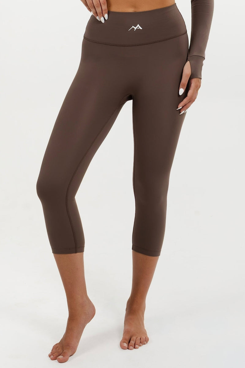 WOMEN'S THERMAL BASE LAYER LEGGING SEAMLESS 2.0 MOCHA BROWN - Arctic Eco-SnoXS