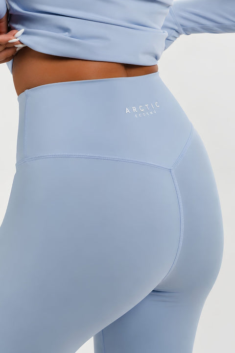 WOMEN'S THERMAL BASE LAYER LEGGING SEAMLESS 2.0 SKY BLUE - Arctic Eco-SnoXS