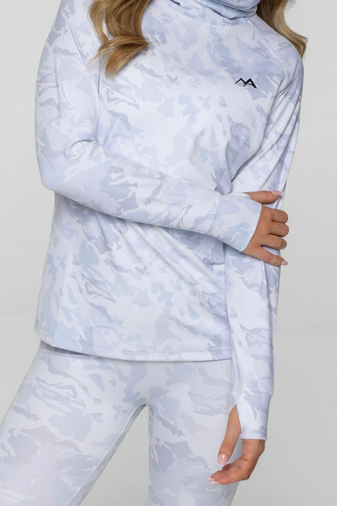 WOMEN'S THERMAL BASE LAYER TOP SNO - CAMO - Arctic Eco - SnoXS