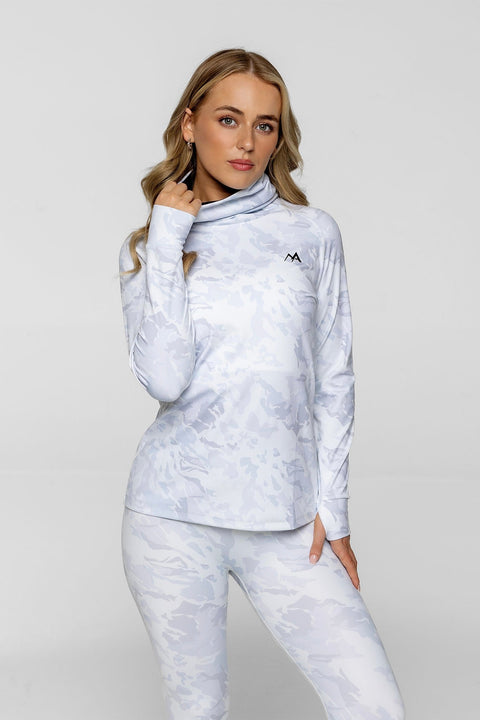 Arctic Eco-Sno Women's Thermal Base Layer Top Sno-Camo