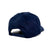 5-PANEL CAP NAVY BLUE back view with snapback feature - Arctic Eco-Sno