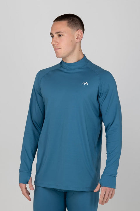 MEN'S THERMAL BASE LAYER TOP MIDNIGHT BLUE AU - Arctic Eco-SnoS