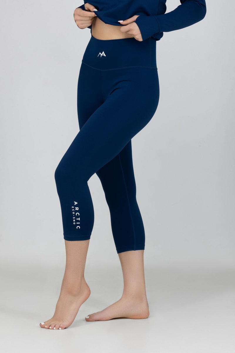 WOMEN'S THERMAL BASE LAYER LEGGING NIGHT SKY NAVY - Arctic Eco-SnoXS