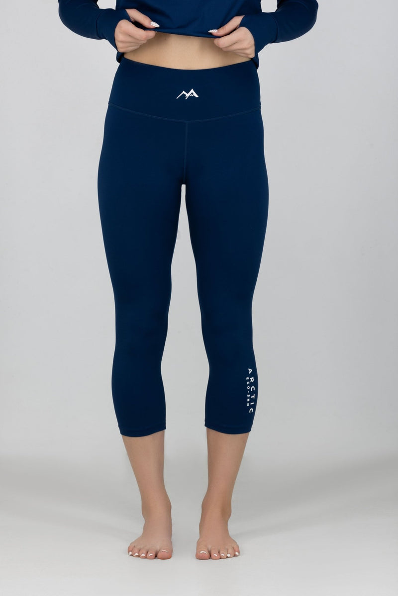 WOMEN'S THERMAL BASE LAYER LEGGING NIGHT SKY NAVY - Arctic Eco-SnoXS